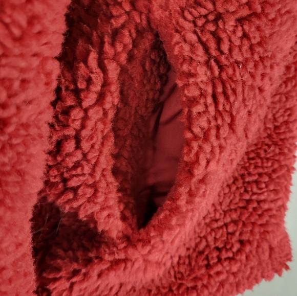 BDG Urban Outfitters Sherpa Zip Up Jacket XS - Picture 6 of 7